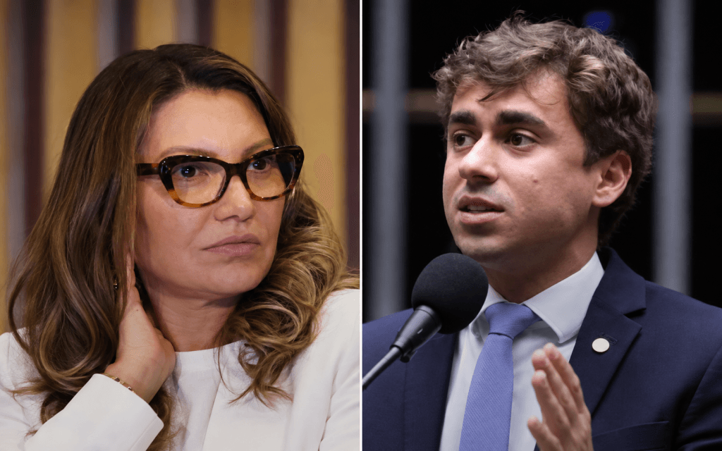 Janja volta a atacar Nikolas; deputado diz que “mexeram com o piá errado”