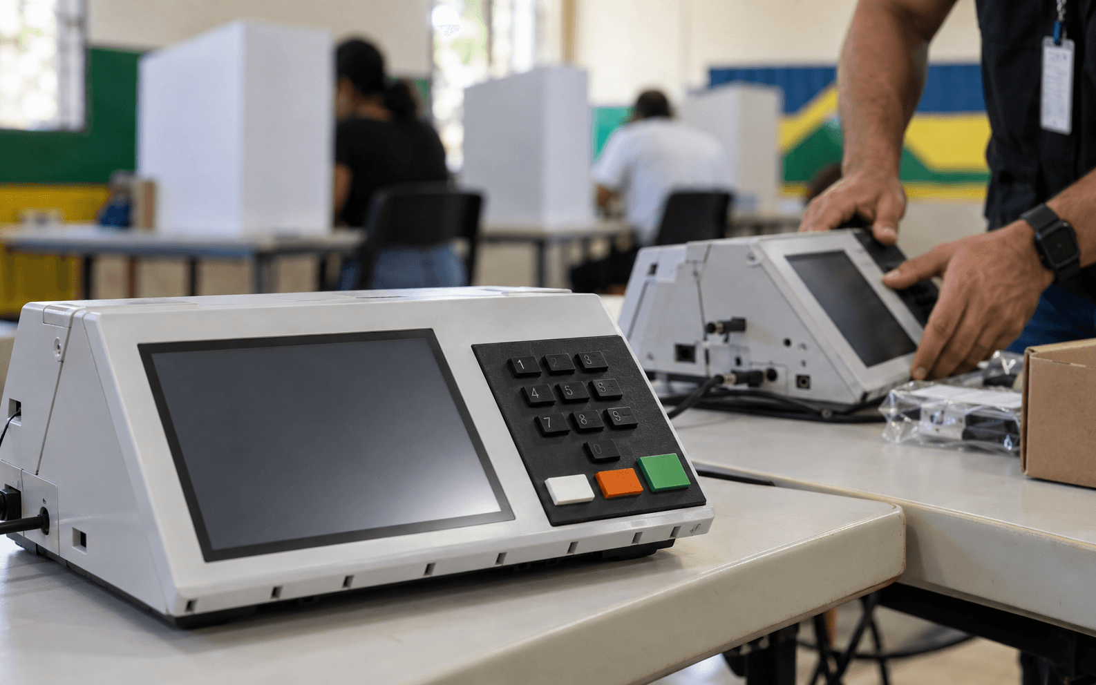 Urnas substituídas no Brasil somam 1.121, diz TSE