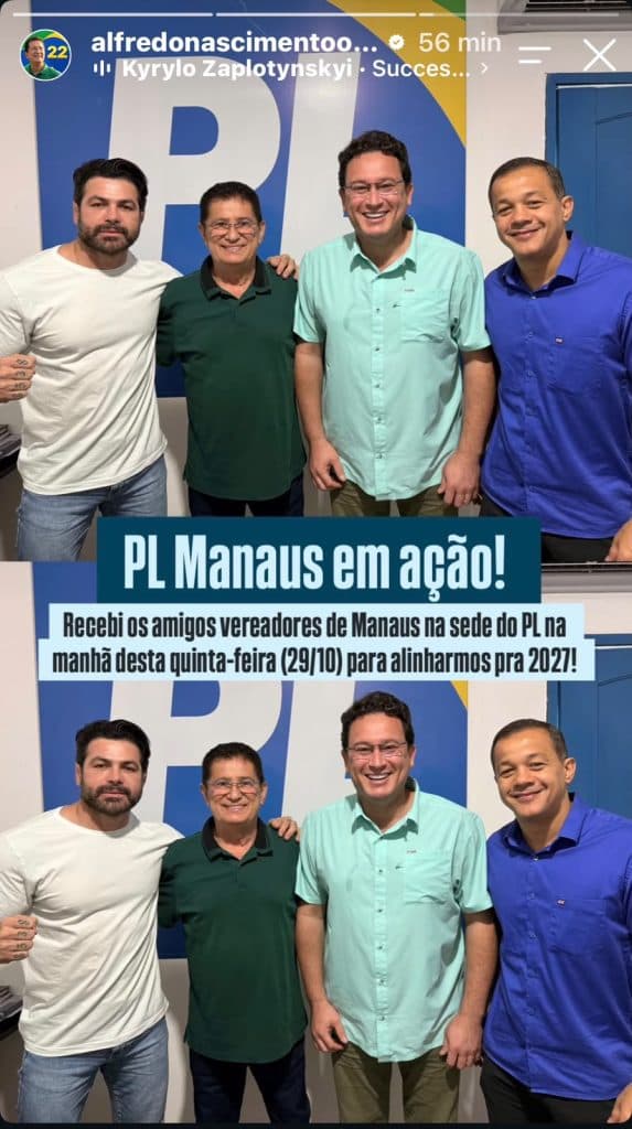 Alfredo Nascimento fala em direita unida, mas cadê Coronel Rosses?