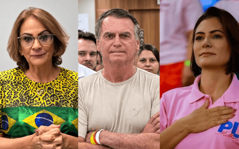 Damares diz que Bolsonaro passou mal e Michelle cancela agenda