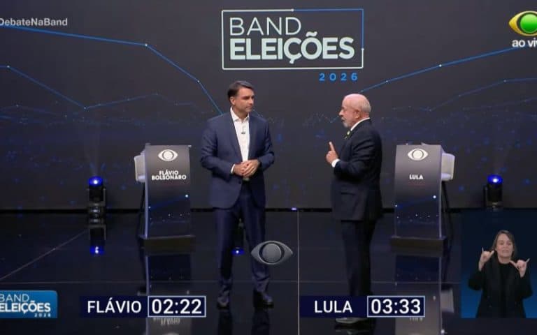 Debate entre Lula e Flávio reúne 4,6 milhões de espectadores simultâneos no YouTube